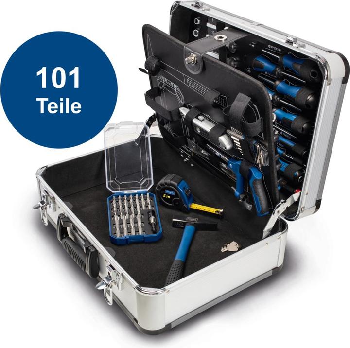 Actual product image Scheppach Hand tool set TB150 in metal case 101 pcs. (101 pieces)