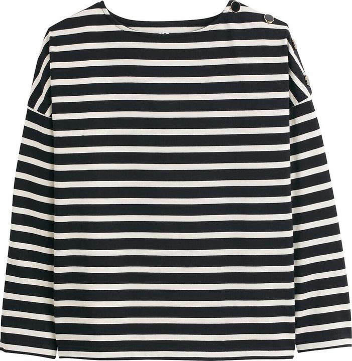 Actual product image La Redoute Collections Signature AIMIE striped shirt with a loose fit (38)