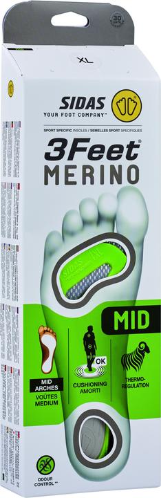 Produktbild Sidas 3 Feet Merino MID