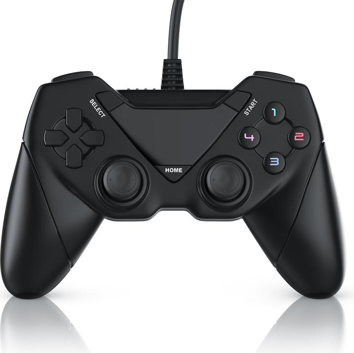 Actual product image CSL 2x Gamepad Set, Gaming USB Controller for Android, PC / PS3 / Playstation / Direct-Input / X-Input (Android, PC)
