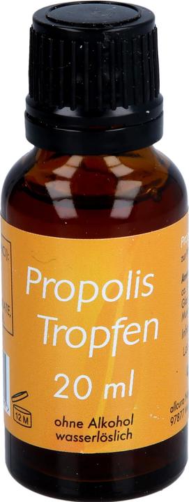 Actual product image Allcura Propolis drops without alcohol, 20 ml solution (20 ml, Mouthwash)