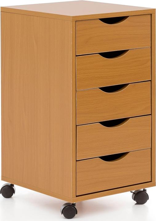 Immagine prodotto FineBuy Roll container in legno impiallacciato faggio