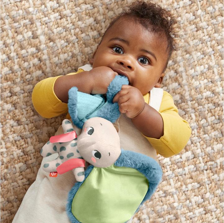 Immagine prodotto Fisher-Price Planet Friends Elefante dalle orecchie giganti, giocattolo sensoriale per neonati, elefante di (18.40 cm)