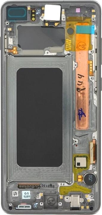 Actual product image Samsung Display unit G975F Galaxy S10 + prism / ceramic black GH82-18849A (Display, Galaxy S10+)