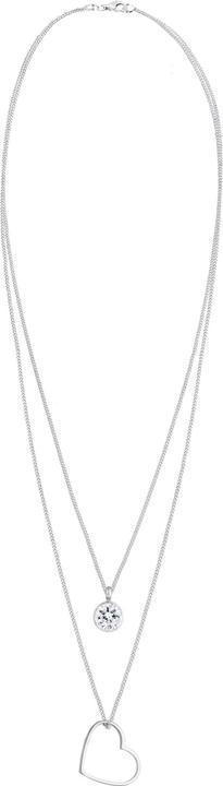 Actual product image Elli Heart, Layer (925 sterling silver, Glass crystal, 45 cm)