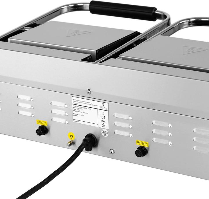 Produktbild Royal Catering Doppel-Kontaktgrill Elektrogrill Elektrogriller flach 3.600 W