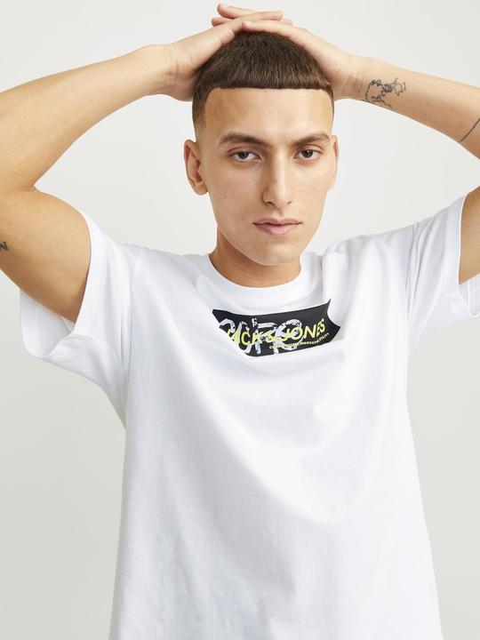 Produktbild Jack & Jones Jcosummer Print Tee Ss Crew Neck Ln (L)