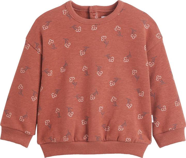 Produktbild La Redoute Collections Sweatshirt mit Rundhalsausschnitt und Druckknopfleiste (86)