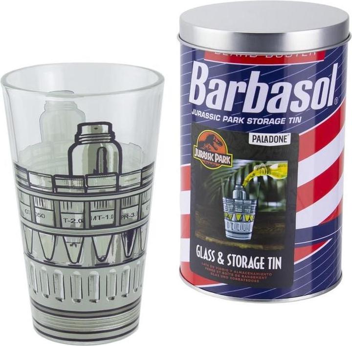 Immagine prodotto Paladone Products JURASSIC PARK - Barbasol - Verre dans une Boite Métal - 400ml (0.00 l, 1 x)