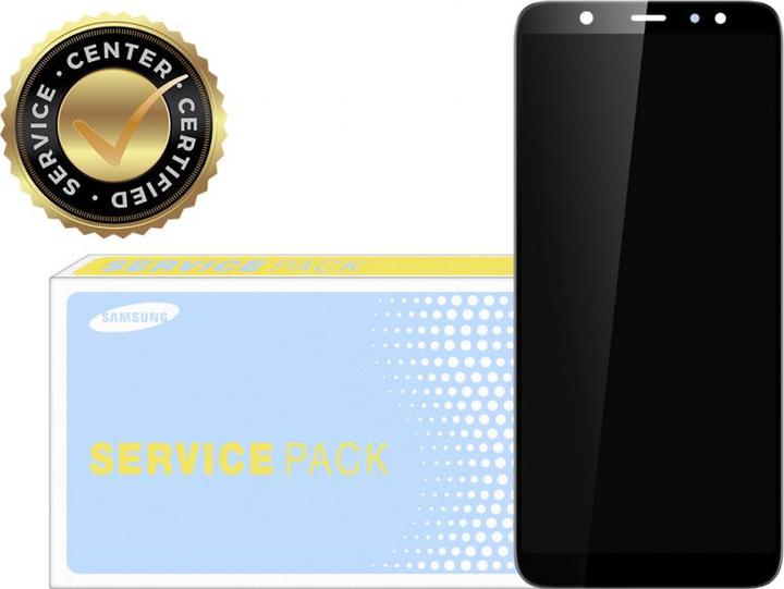 Produktbild Samsung LCD-Display +Touch-Einheit A605 Galaxy A6 Plus 2018 Schwarz (Service Pack) (Display, Galaxy A6+)