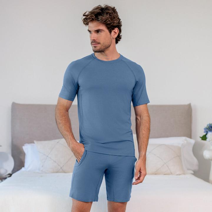 Produktbild Dagsmejan Pyjama Oberteil "Balance" nachtblau (XXL)
