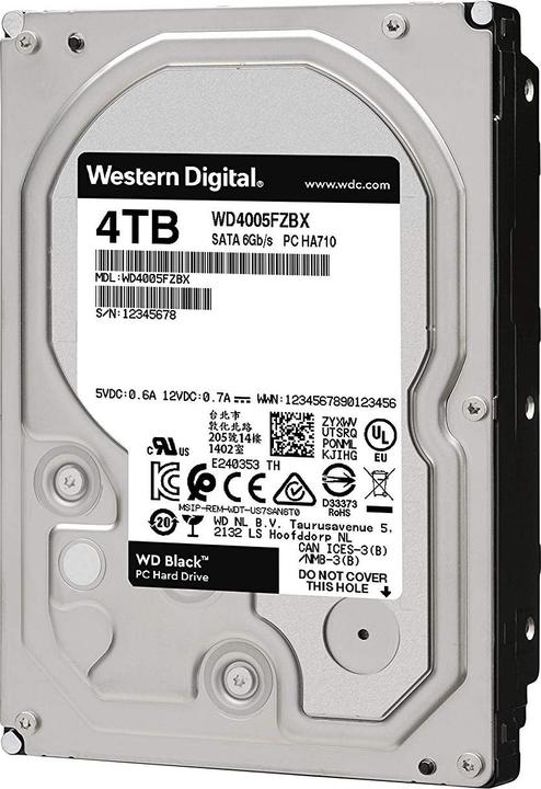 Produktbild WD Black (4 TB, 3.5", CMR)