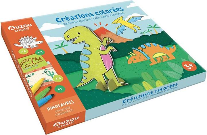 Produktbild Créations colorées / Dinosaures (Französisch, Passchier Anne, 2021)