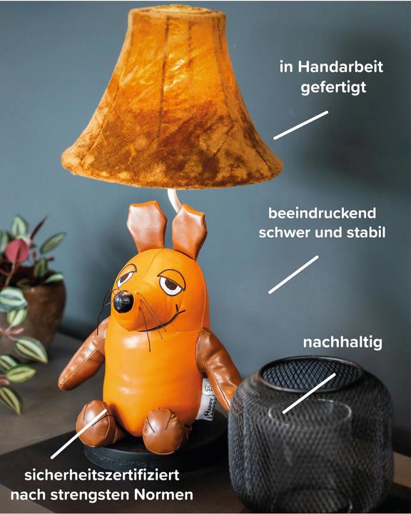 Produktbild Happy Lamps Maus von der Sendung mit der Maus, LED Tischleuchte, handgefertigt (5400 lm)