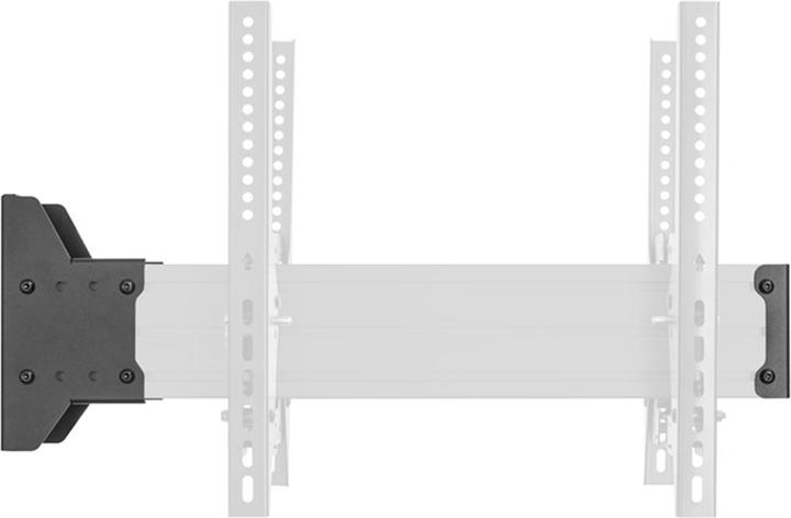 Actual product image Hagor 3225, Support, Noir, Acier, 3210, 3211, 3212, 100 mm, 130 mm