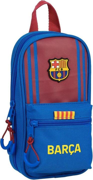 FC Barcelona Rucksack mit Federtaschen F.C. Barcelona Granatrot Marineblau (33 Stücke)