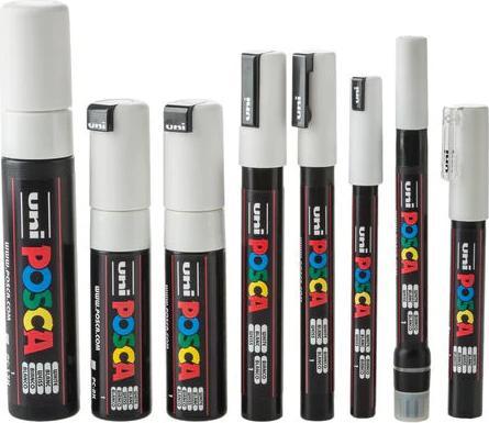 Produktbild Posca Markerset (Schwarz, Weiss, 8 x)