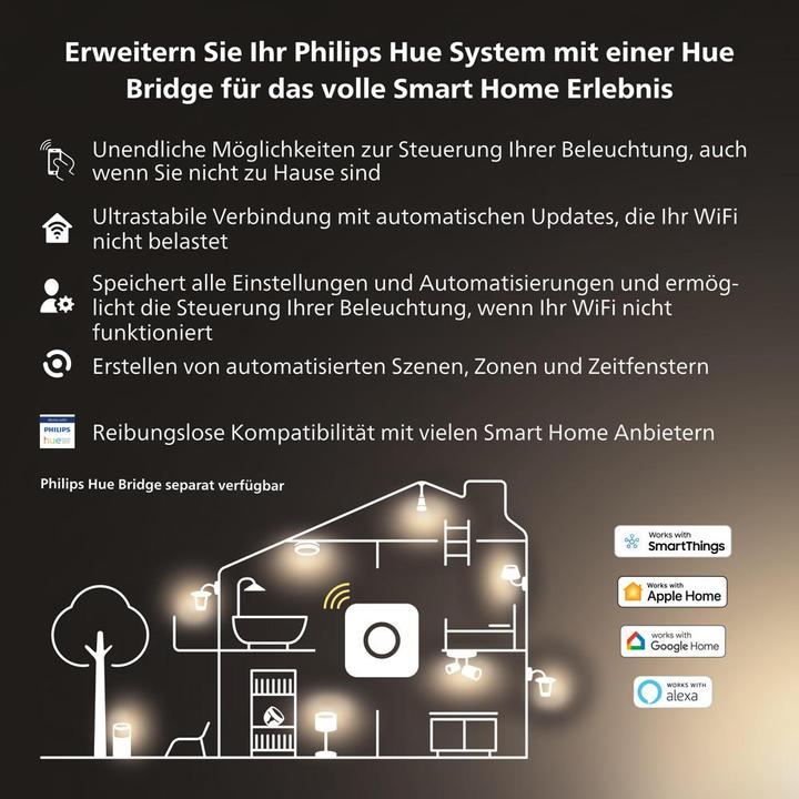 Produktbild Philips Hue White Ambiance BT (E14, 5.20 W, 470 lm, 1 x, G)