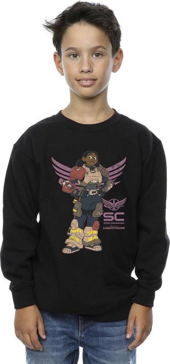 Actual product image Disney Boys Lightyear Izzy Star Command Sweatshirt (128)