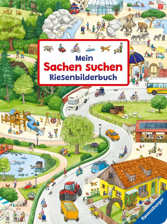 Actual product image Ravensburger Mein Sachen suchen Riesenbilderbuch (German, Susanne Gernhäuser, 2022)
