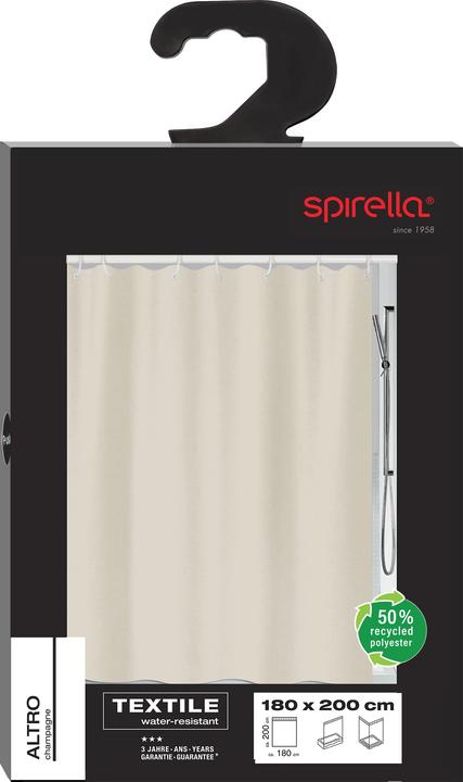 Actual product image spirella Altro (180 x 200 cm)