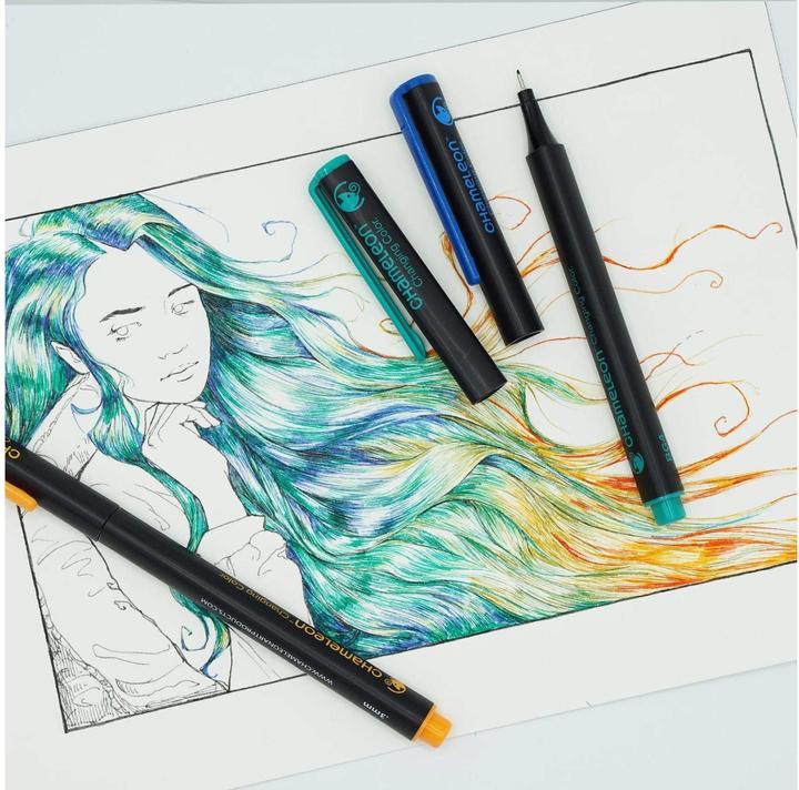 Produktbild Chameleon Fineliner Set (Royal Blue, 6 x)