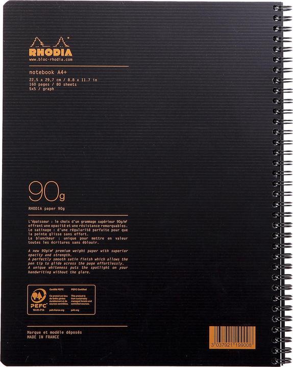 Produktbild Rhodia Rhodiactive (A4+, Kariert, Harter Einband)