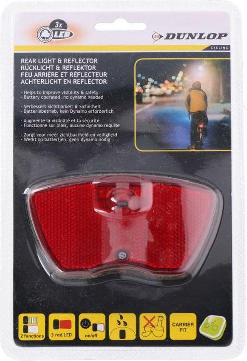 Immagine prodotto Dunlop Riflettore per bicicletta a LED