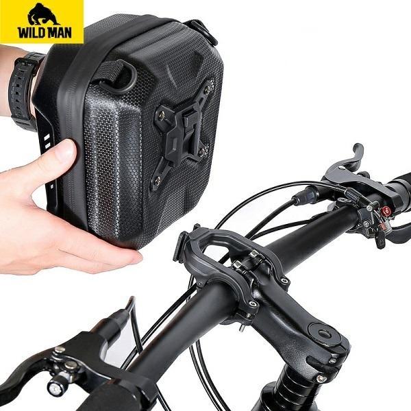 Actual product image Wildman Etui/uchwyt na rower E18 sakwa na ramę czarna/black
