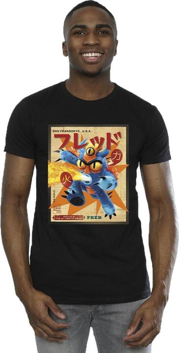 Produktbild Disney Big Hero 6 Baymax Fred Newspaper TShirt (XL)