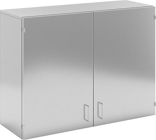 kaiserkraft Reinraum-Wandhängeschrank aus Edelstahl (100 cm, 75 cm)