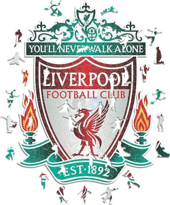 Iconic Liverpool FC - Logo - Puzzle en bois Taille S (150 pièces) (150 pièces)