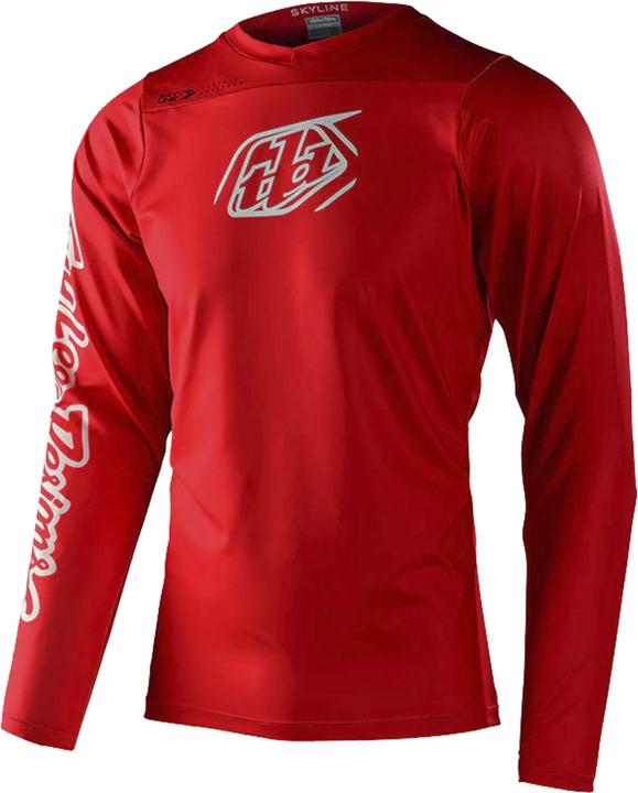 Actual product image Troy Lee Designs Skyline Chill LS Jersey, Iconic, fiery red S (S)