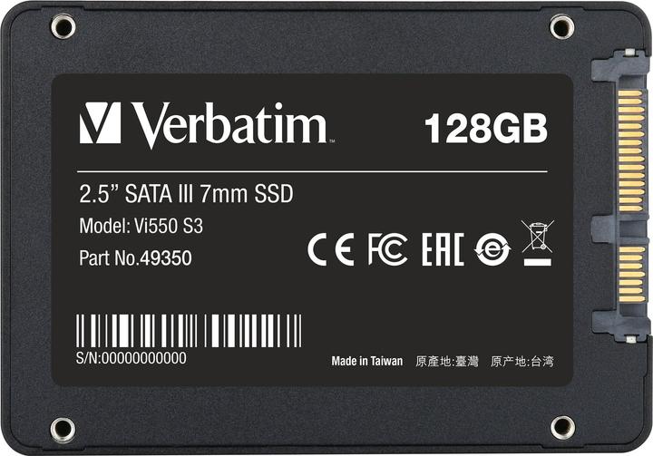 Actual product image Verbatim Vi550 (128 GB, 2.5")