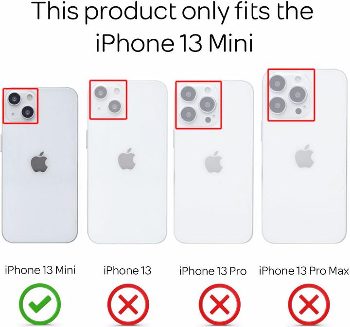 Image du produit Nalia Coque Brillante (Apple iPhone 13 mini)