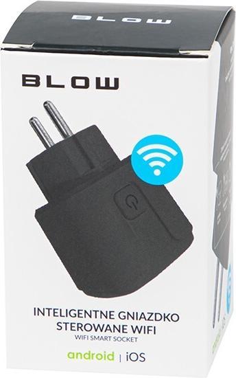 Actual product image Blow Intelligent WLAN socket outlet TUYA V3 black (Wi-Fi)