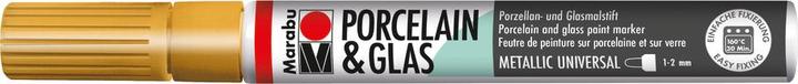 Image du produit Marabu Marqueur "Porcelain & Glas Painter", noir (Noir, 2 mm, 1 x)