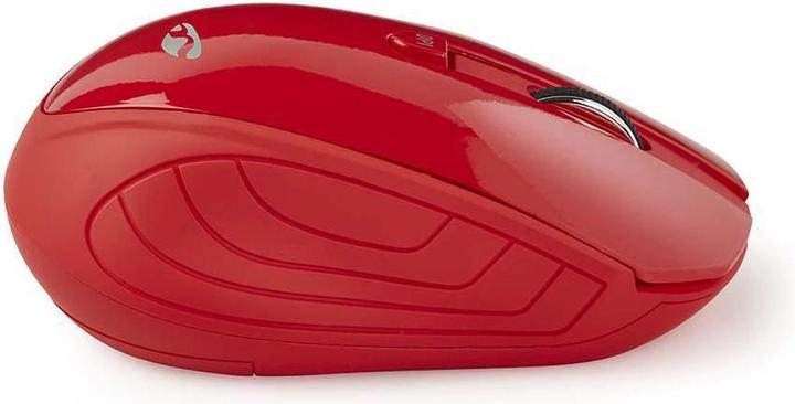 Produktbild Nedis Mouse Drahtlos 800/1200 / 1600 DPI Einstellbar DPI Anzahl Knöpfe: 3 Beidhändig Red (Kabellos)