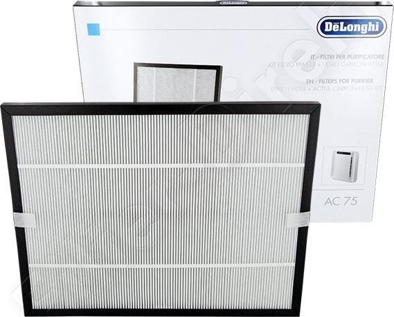 Produktbild De'Longhi EPA/Aktivkohlefilter Schwarz AC 75 (1 x)