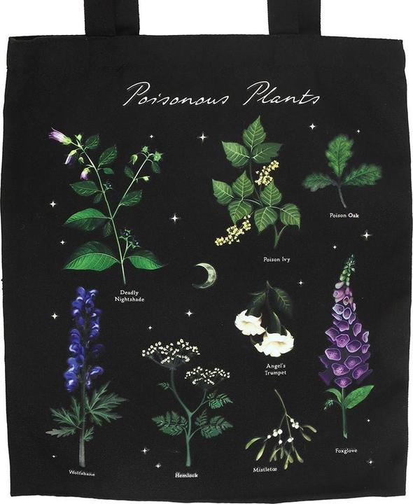 Produktbild Something Different Tragetasche Poisonous Plants PolyesterBaumwollmischgewebe