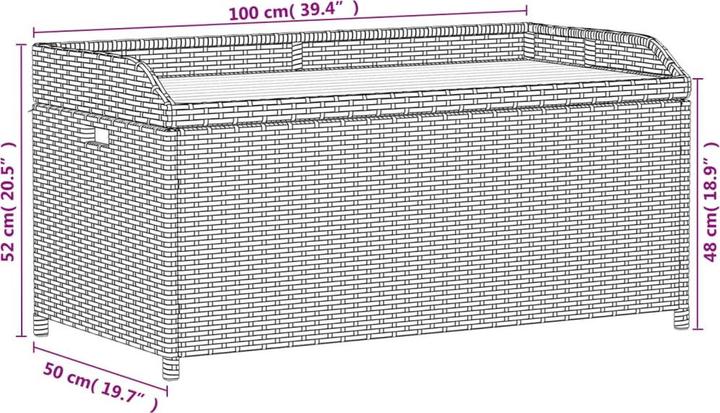 Image du produit VidaXL Bank mit Stauraum