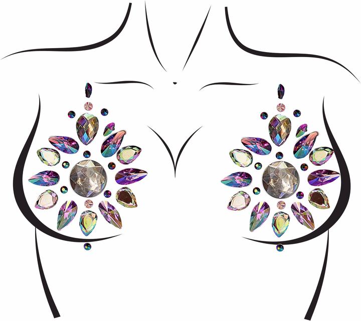Actual product image Leg Avenue Cressida Nipple Jewels Sticker
