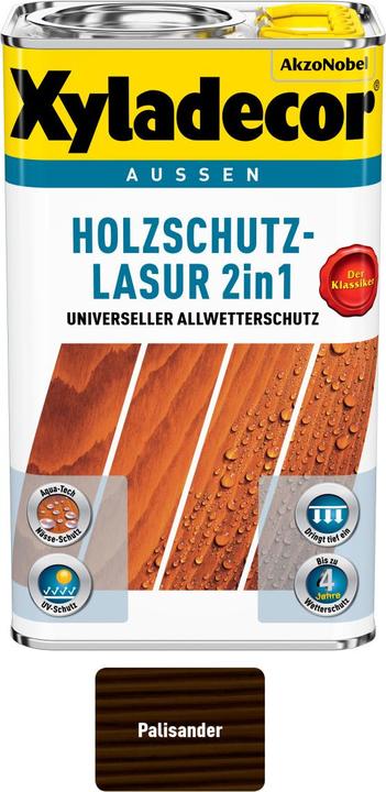Produktbild Xyladecor Holzschutzlasur (Palisander, 5 l)