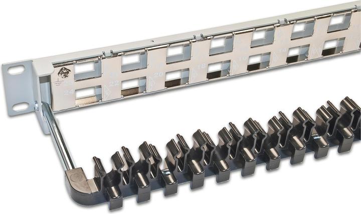 Image du produit Wirewin Panneau de brassage 24 ports 1U, blindé