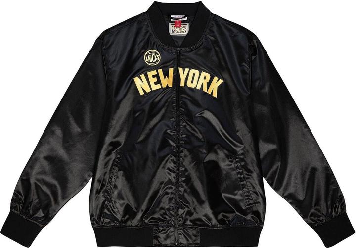 Produktbild Mitchell & Ness M&N Big Face 4.0 Satin Jacke - NBA New York Knicks - L (L)