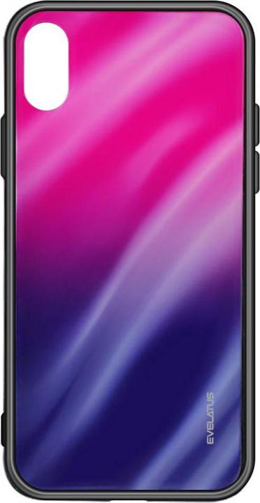 Evelatus Vetro temperato A10 con increspatura d'acqua e placcatura a colori (Samsung Galaxy A10)