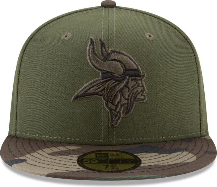 Actual product image New Era 59Fifty Cap - Minnesota Vikings wood camo - 7 1/4 (7 1/4)