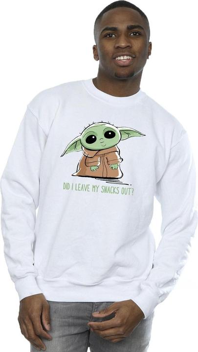 Produktbild Star Wars The Mandalorian Grogu Snacks Meme Sweatshirt (L)