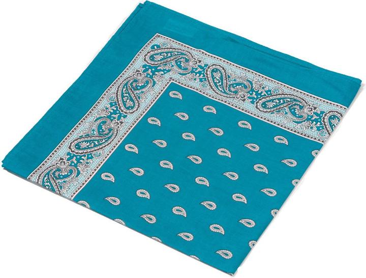 Image du produit F. Blumer & Cie Glarner Tüechli Classic, 50 x 50 cm, pétrole