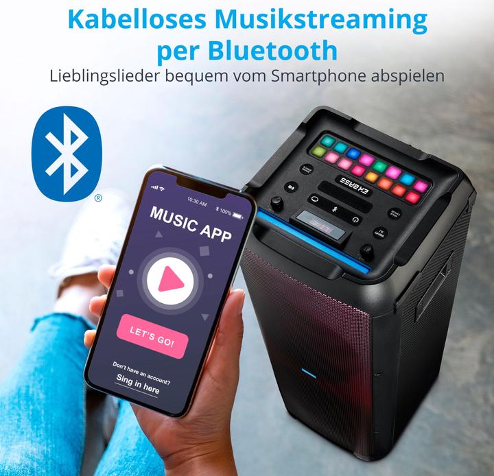 Produktbild Medion MD 44332 Partylautsprecher schwarz